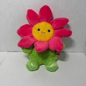 Bum Bumz by RUSS Dan the Daisy Flower Spring Bumz Pink Flower 10" Plush